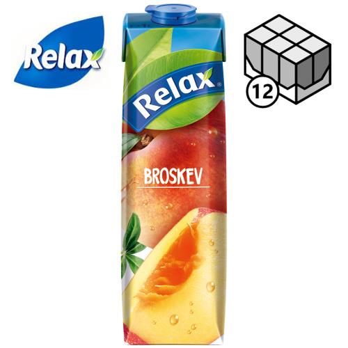 RELAX nektar broskev 12 x 1 l  TP