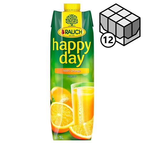 HAPPY DAY 100% pomeranč  12 x 1 l  TP