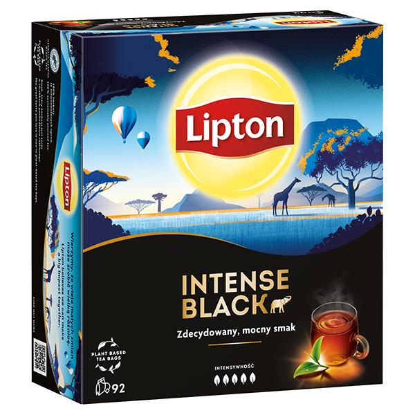 LIPTON Intense Black černý čaj 92 x 2,35 g