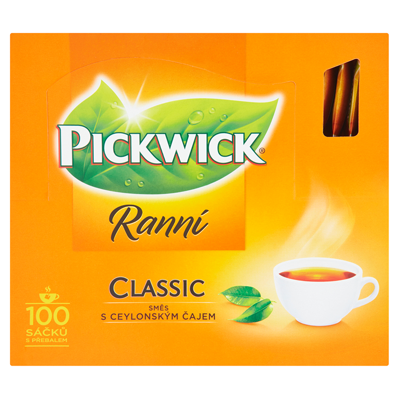 PICKWICK Ranní čaj, 100 sáčků á 1,75 g