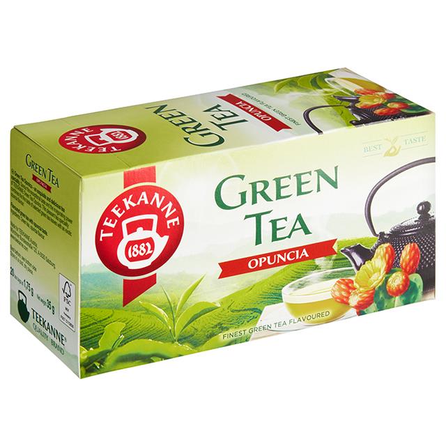 TEEKANNE zelený čaj s opuncií 20 x 1,75 g