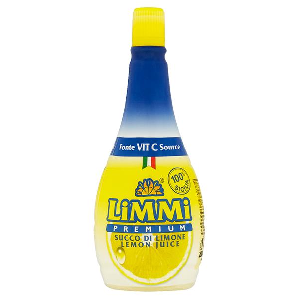 LIMMI 100% citronová šťáva 200 ml plast