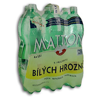 Mattoni s příchutí bílé hrozny 6 x 1,5 l PET