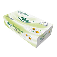 TENTO papírové kapesníčky třívrstvé Heřmánek BOX 70 ks