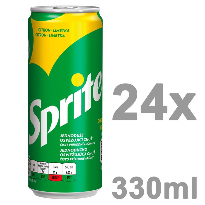 SPRITE 24X 0,33 L plech