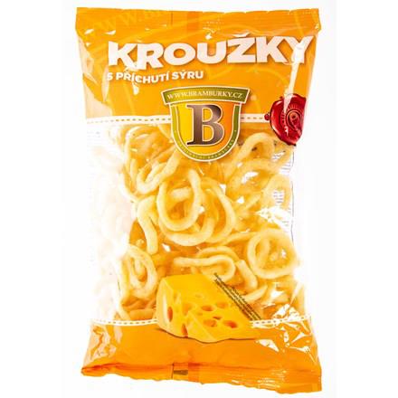 Kroužky s příchutí sýru 50 g