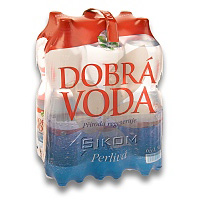 Dobrá voda perlivá 6 x 1,5 PET