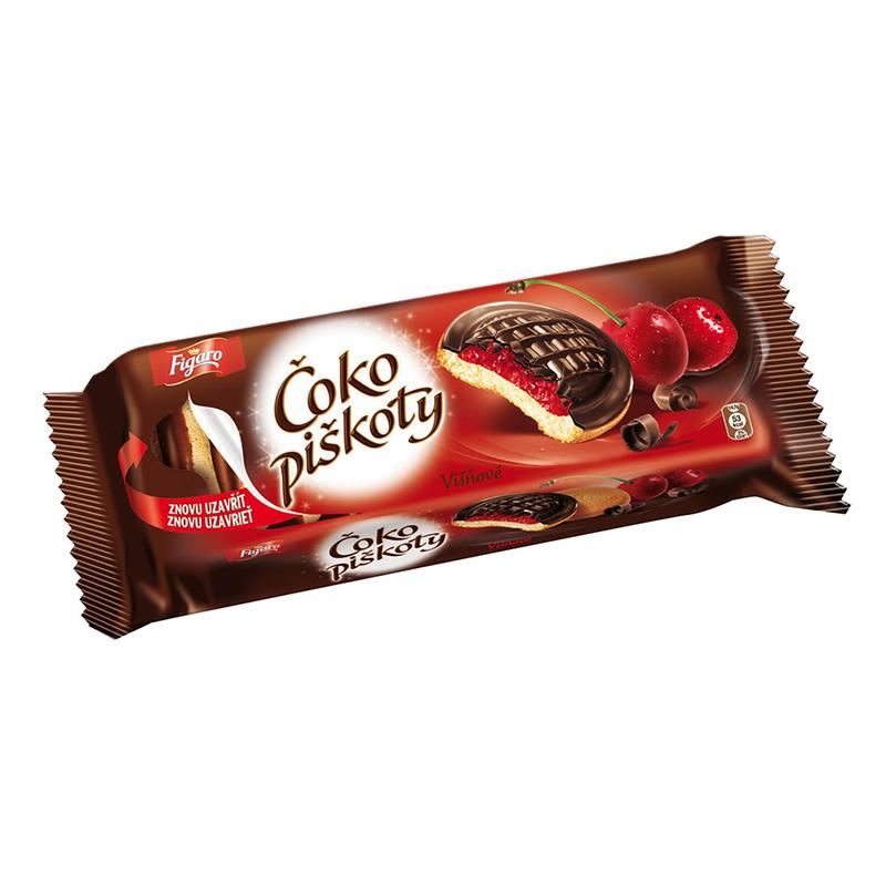 Figaro Čoko Piškoty Višňové 147 g