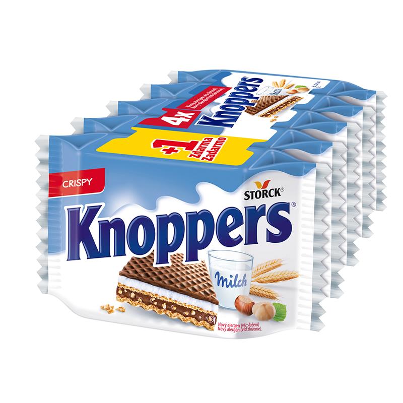Knoppers oplatky 5 x 25 g