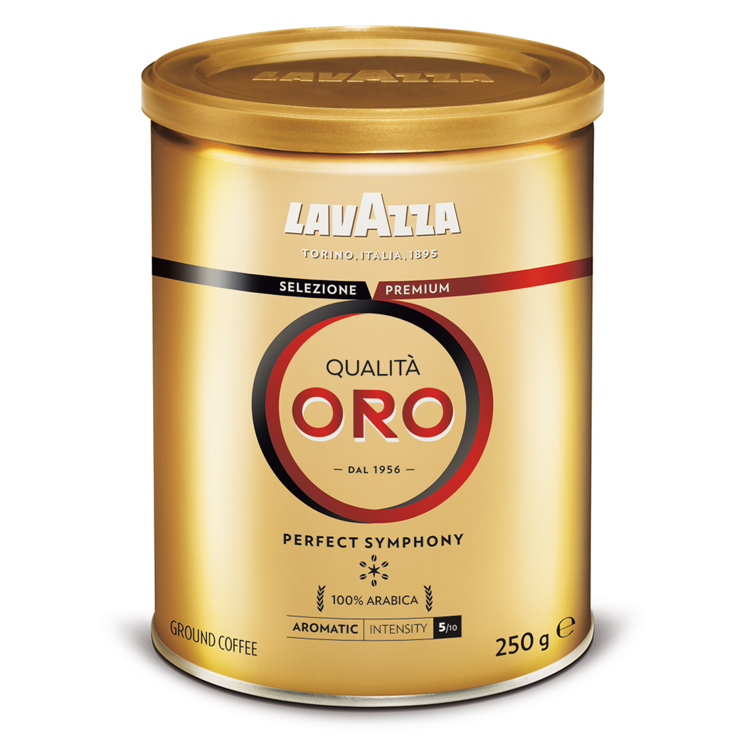 LAVAZZA Qualita Oro mletá káva 250 g dóza