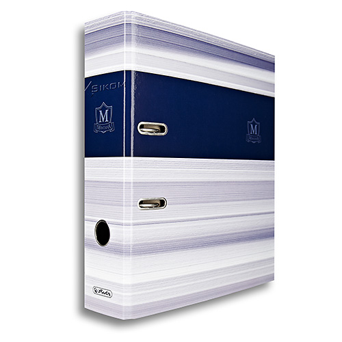 Pořadač A4 pákový Montana - modrý 8 cm