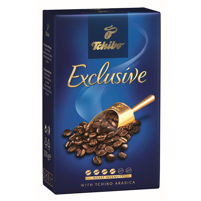 TCHIBO Exclusive 250 g mletá káva vak.