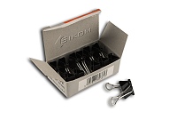 Klipy kovové 19 mm 12 kusů