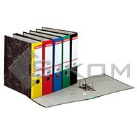 Pořadač A4 pákový papírový s barevným hřbetem - hřbet 7,5cm / zelená